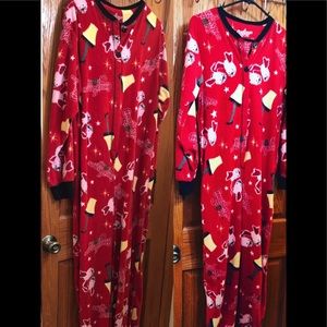 A Christmas Story Footed Pajamas Set S/XL